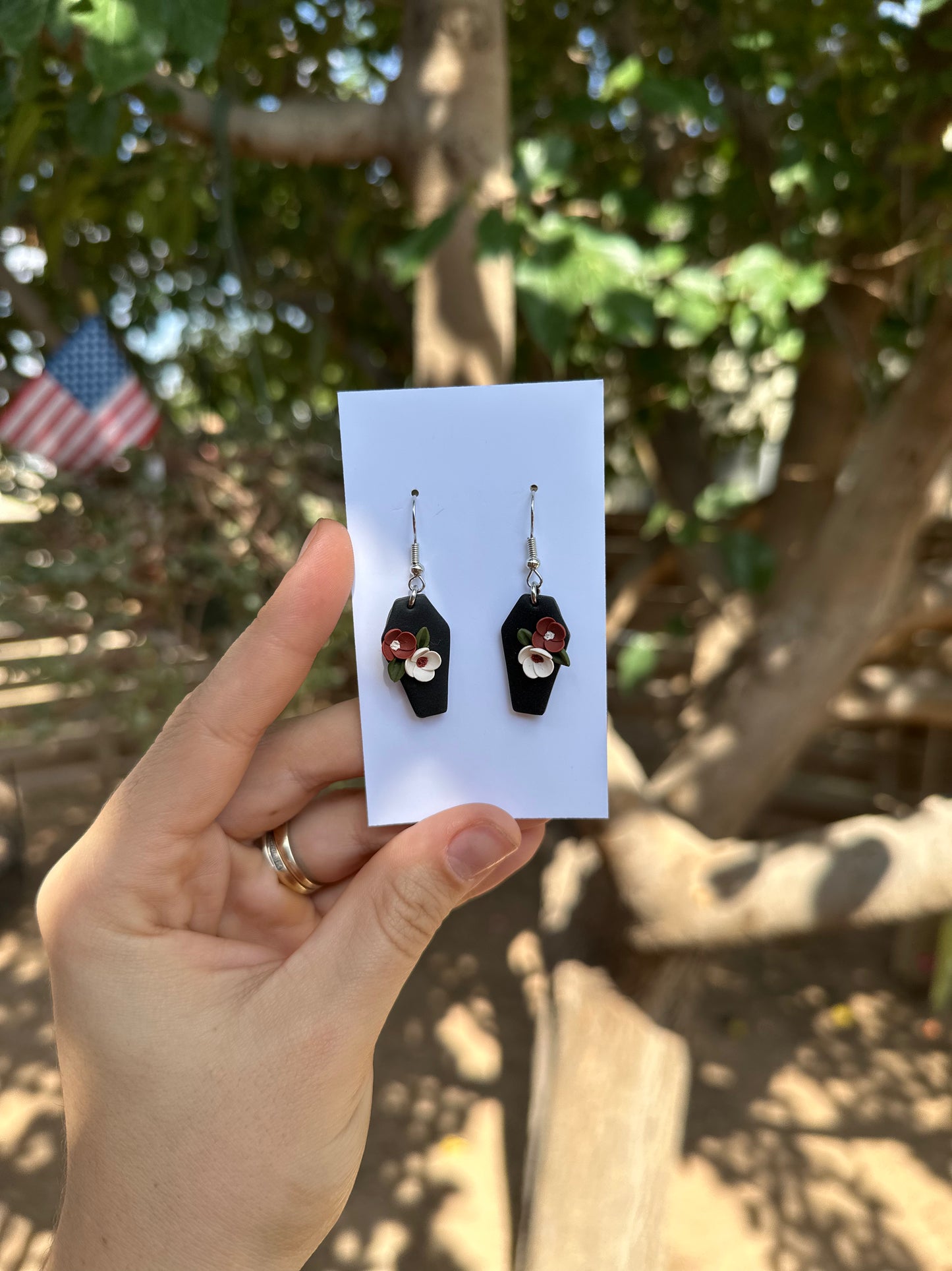 Coffin Bloom Dangles