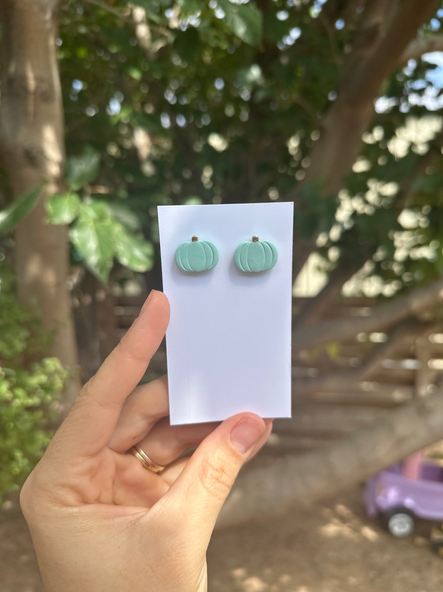 Mini Pumpkin Studs