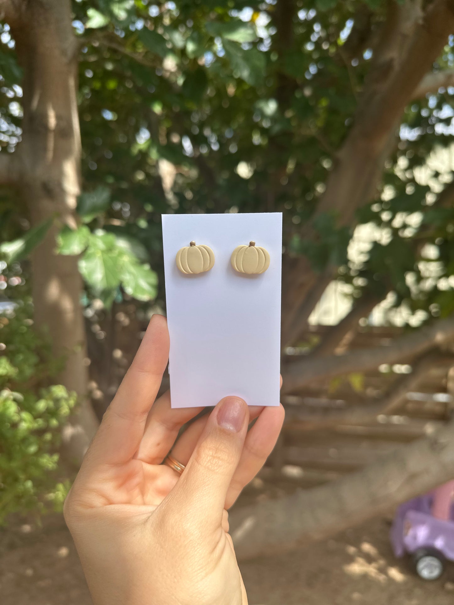 Mini Pumpkin Studs