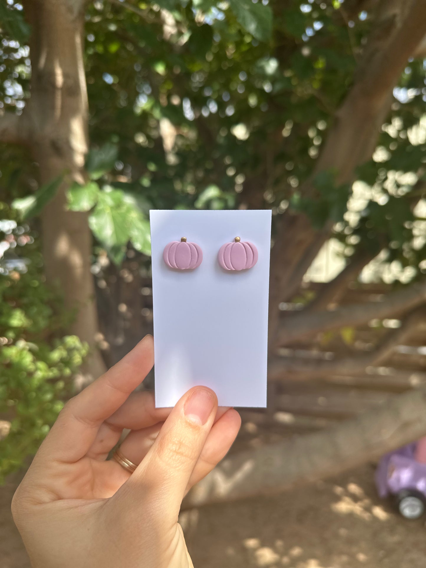 Mini Pumpkin Studs