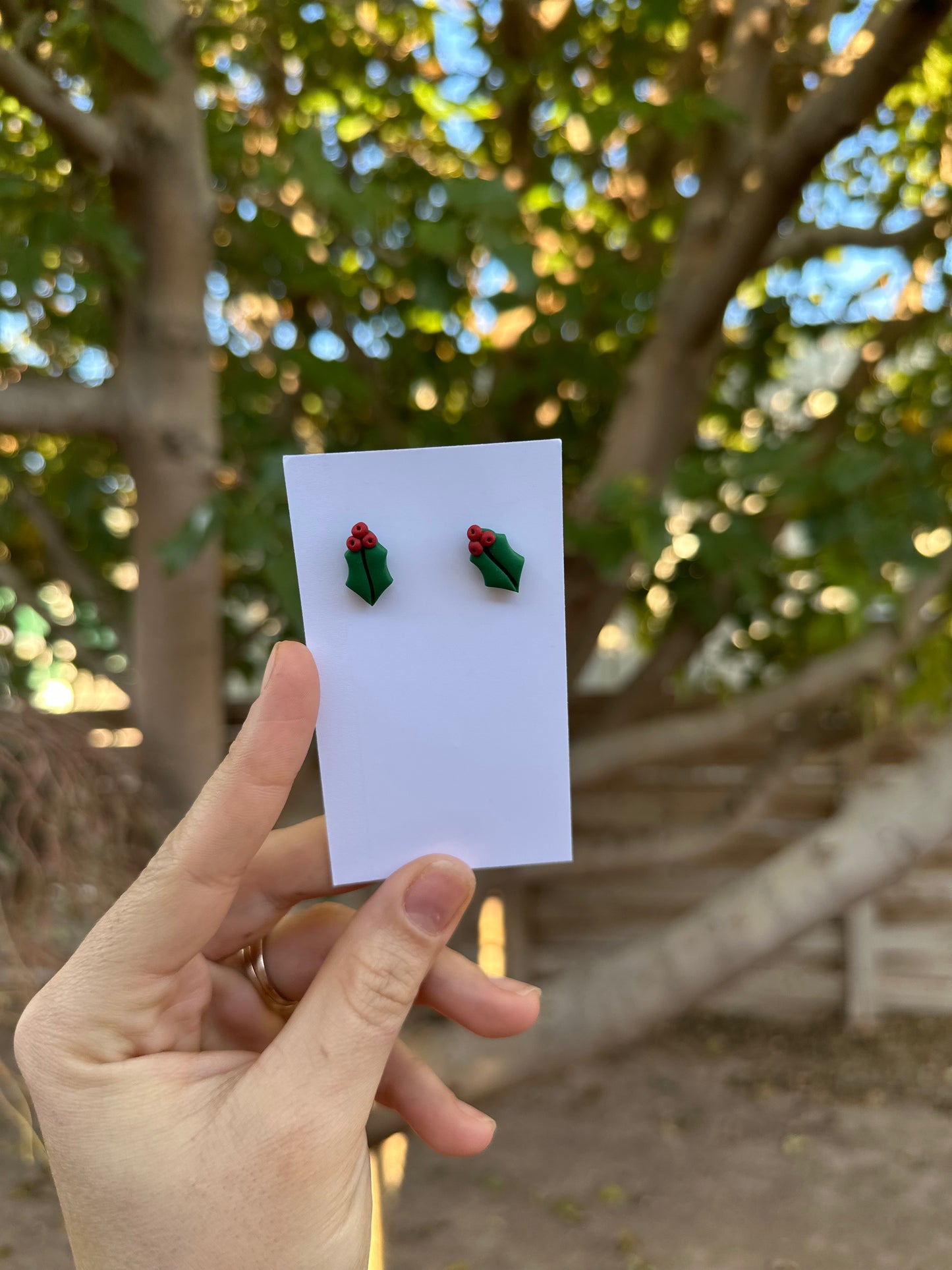 Mistletoe studs